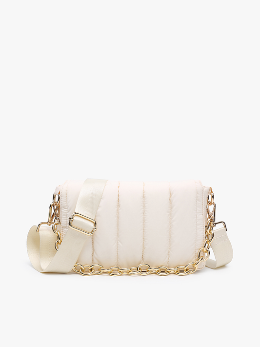 Jen & Co. - M2417 Lala Quilted Chain Crossbody