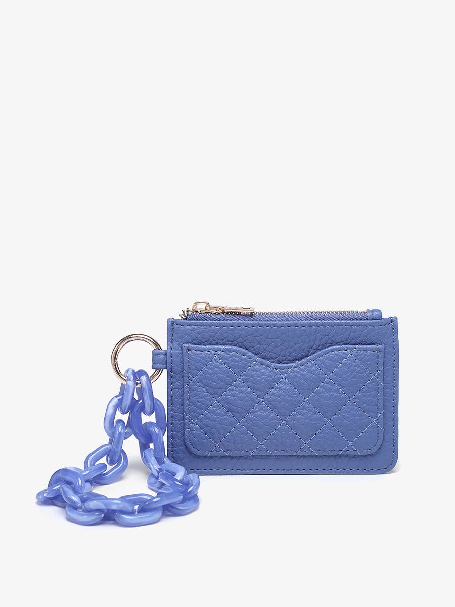 Jen & Co. - WL2368 Rhodes Quilted Wallet w/ Chain Bangle