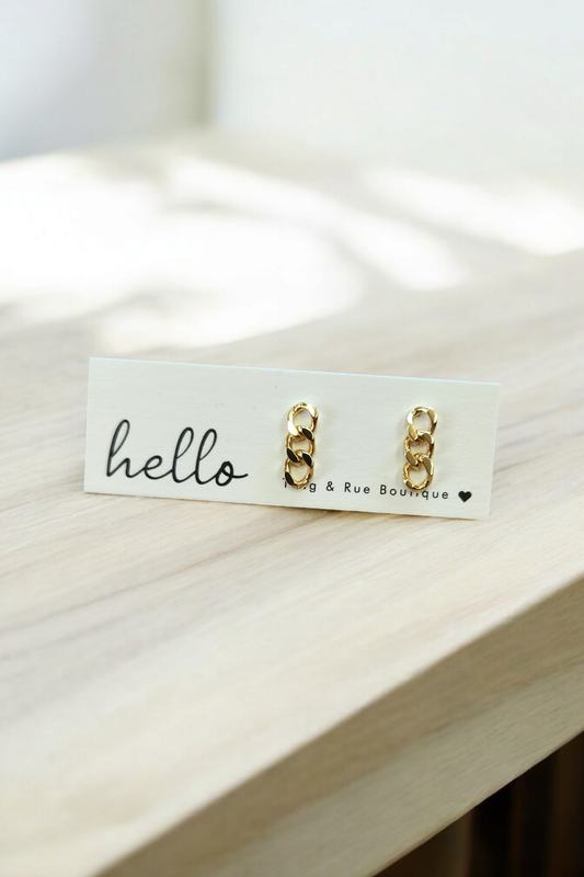 Twig & Rue boutique - Dainty link earrings