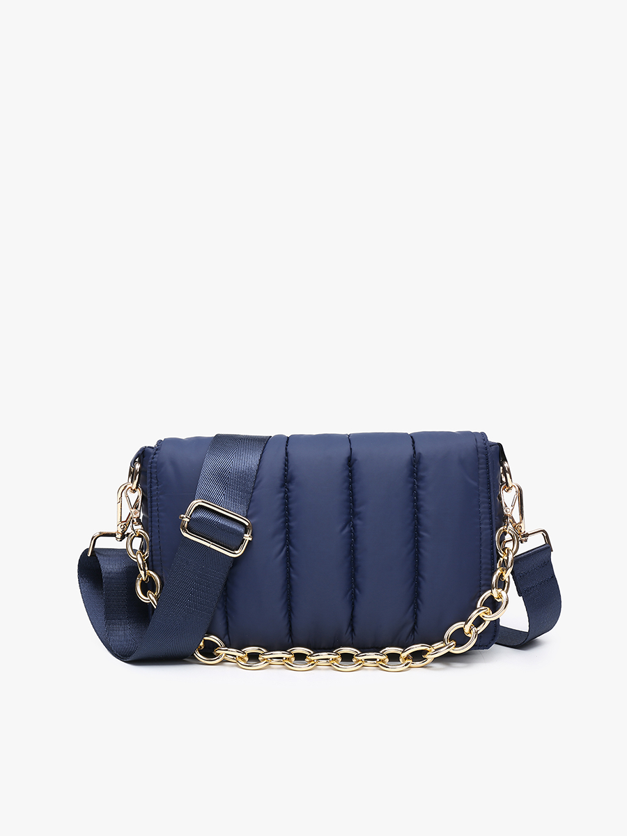 Jen & Co. - M2417 Lala Quilted Chain Crossbody