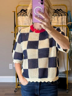 Oddi - Short-sleeve Knit Top