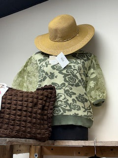 Jen & Co. - M2515 Rosemary Quilted Puffy Crossbody w/ Zip Closure