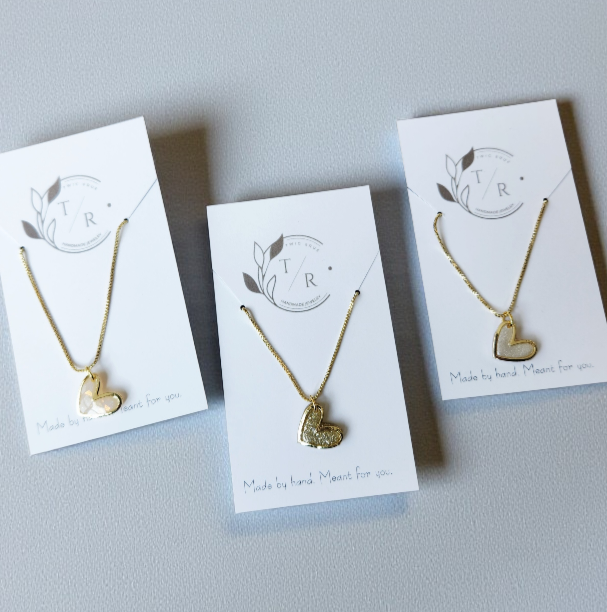 Twig & Rue boutique - Gold heart necklace