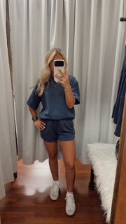 Grace modeling outfits from Blue Bronco Boutique