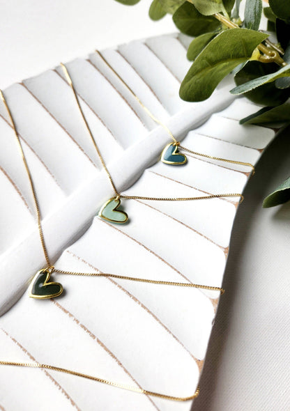Twig & Rue boutique - Gold heart necklace