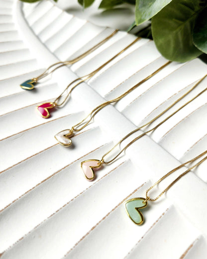 Twig & Rue boutique - Gold heart necklace