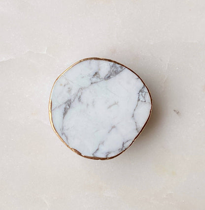Ellison+Young - Golden Edge Natural Stone Phone Grip