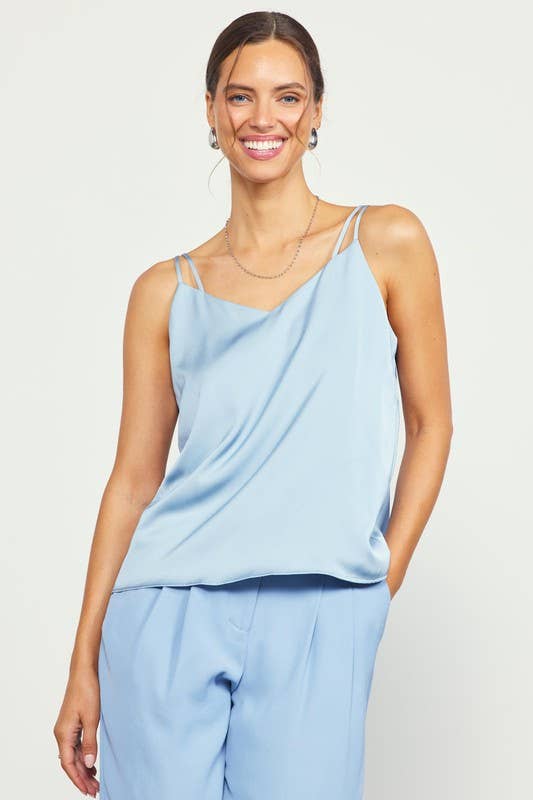 SKIES ARE BLUE - Recycled Double Strap Cami