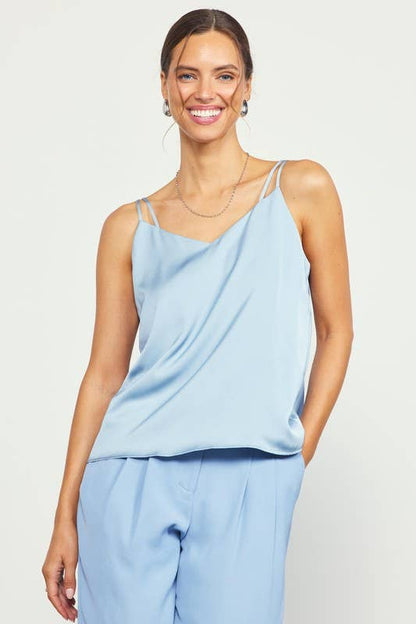 SKIES ARE BLUE - Recycled Double Strap Cami
