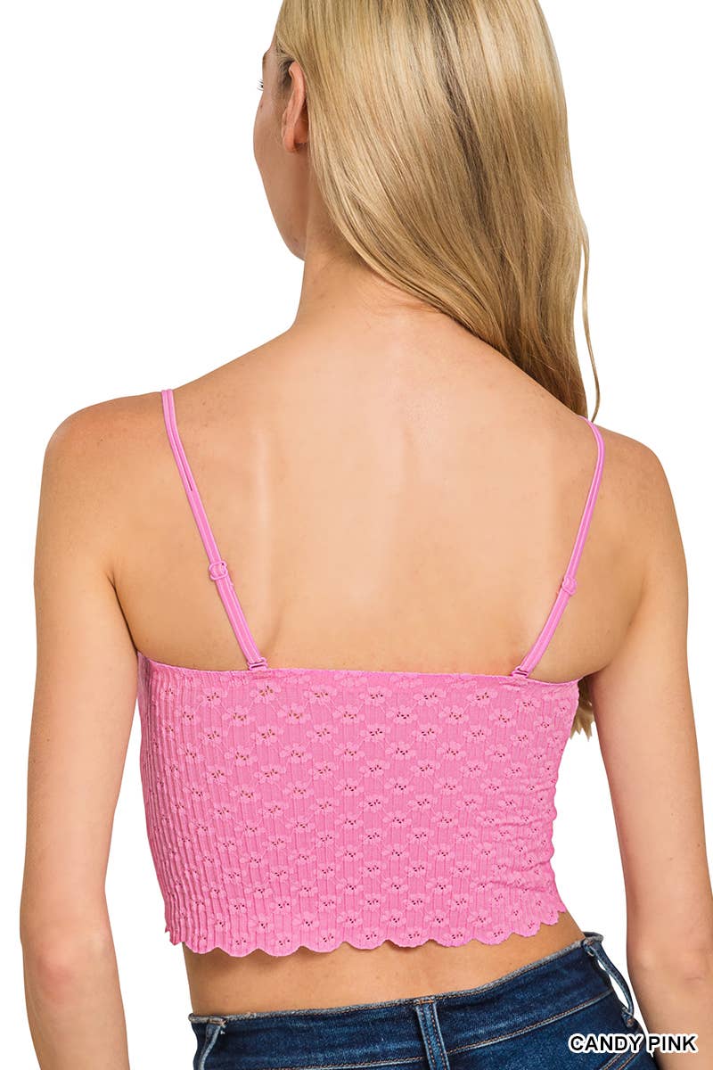 Vanilla Monkey - Seamless Lace Bralette With Bra Pads