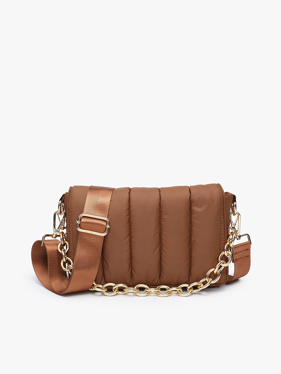 Jen & Co. - M2417 Lala Quilted Chain Crossbody