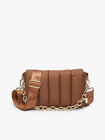 Jen & Co. - M2417 Lala Quilted Chain Crossbody
