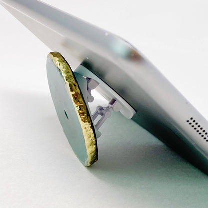 Ellison+Young - Golden Edge Natural Stone Phone Grip