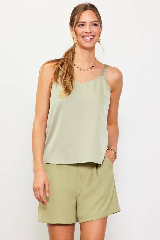 SKIES ARE BLUE - Recycled Double Strap Cami