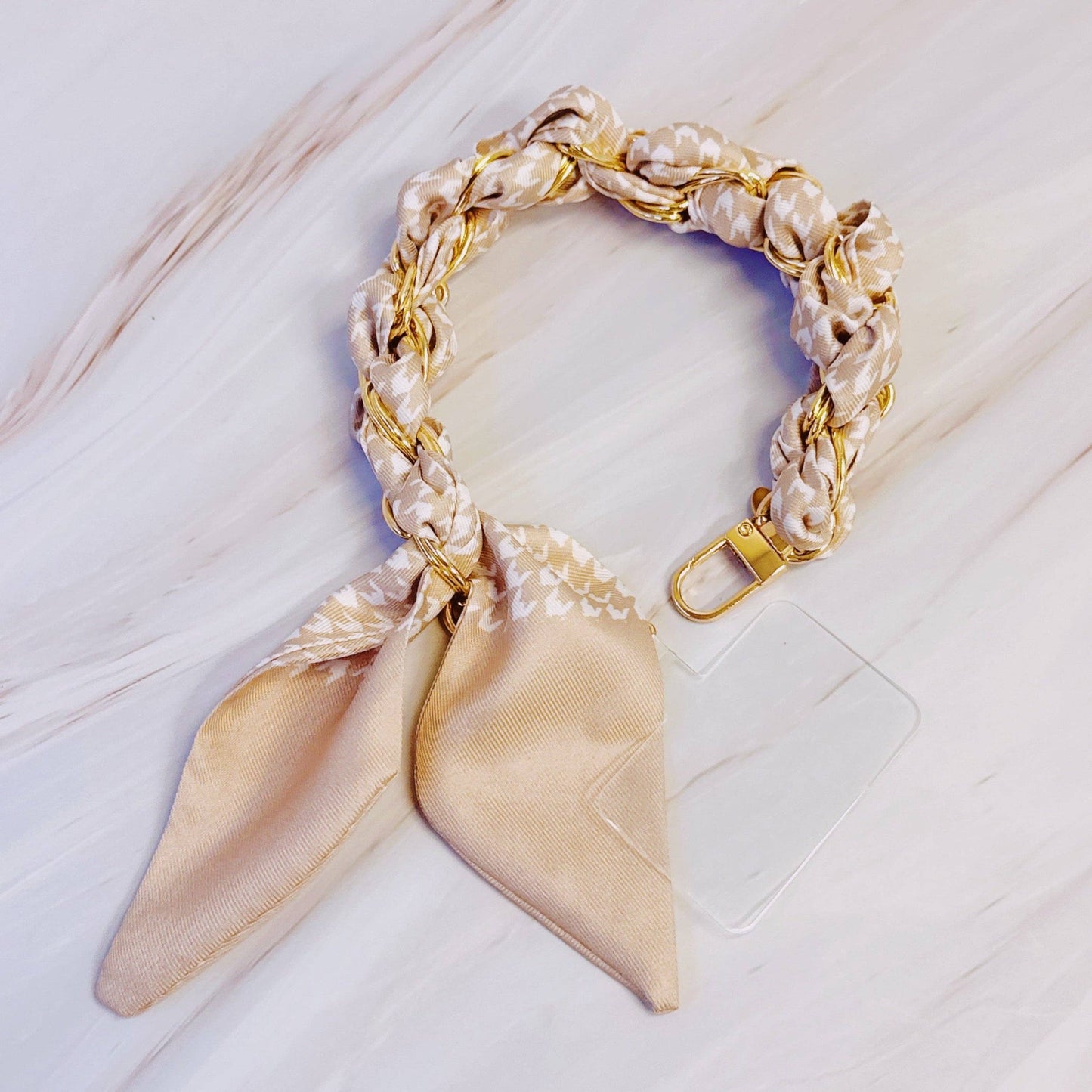Ellison+Young - Braided Scarf Chain Phone Lanyard
