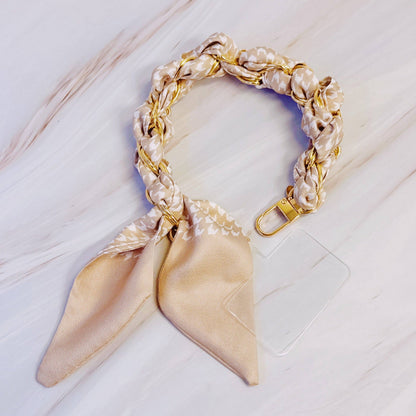 Ellison+Young - Braided Scarf Chain Phone Lanyard