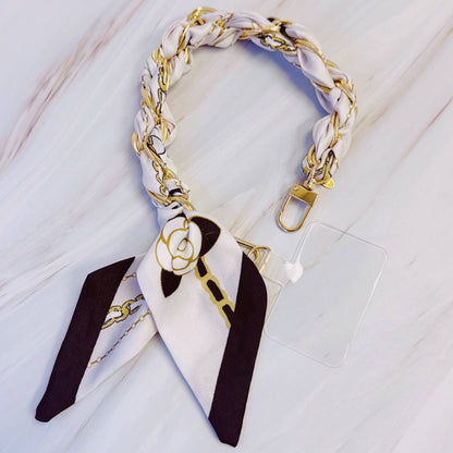 Ellison+Young - Braided Scarf Chain Phone Lanyard