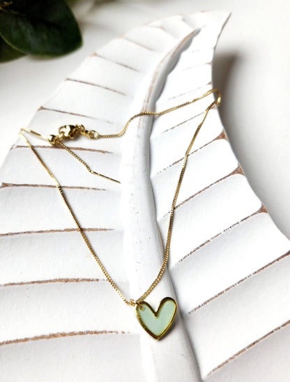 Twig & Rue boutique - Gold heart necklace