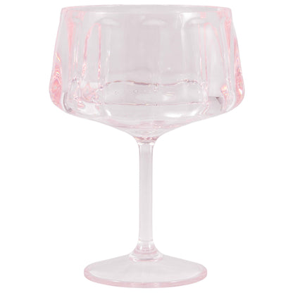 Cocktail Glass set of 4, pink