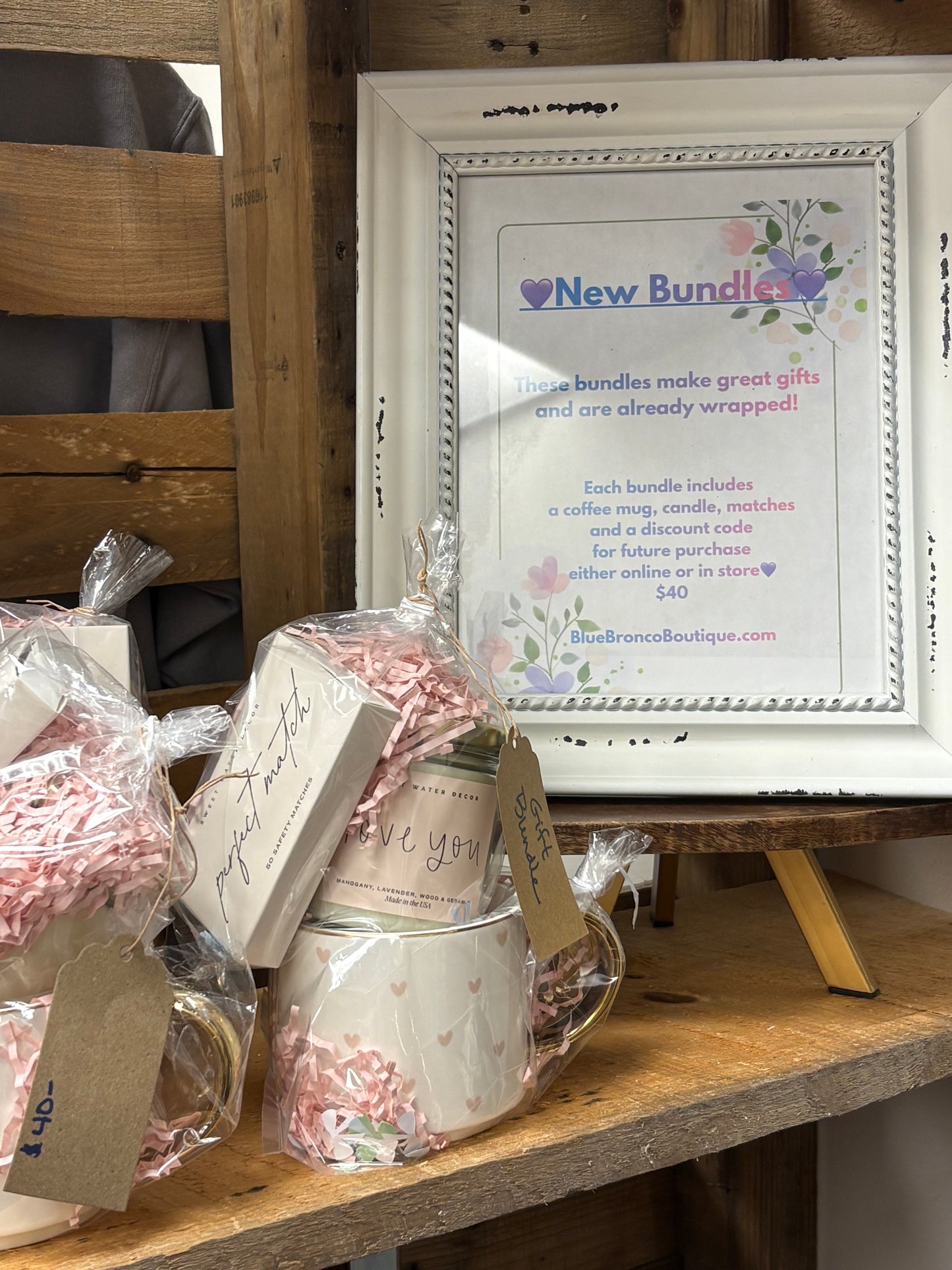 Gift Bundle Mug/candle/matches