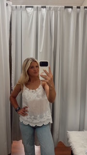 Funkyrel® Atzbranding Limited - Vintage Embroidered Lace Camisole