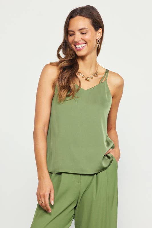SKIES ARE BLUE - Recycled Double Strap Cami