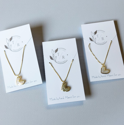 Twig & Rue boutique - Gold heart necklace