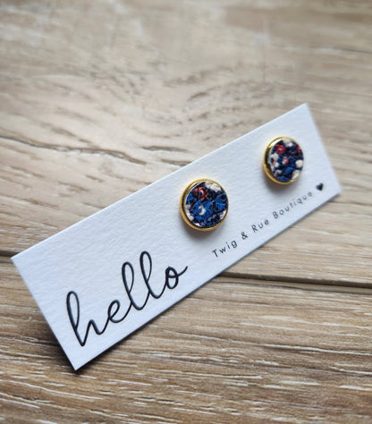 Twig & Rue boutique - Leather button studs| Pattern collection