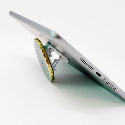 Ellison+Young - Golden Edge Natural Stone Phone Grip