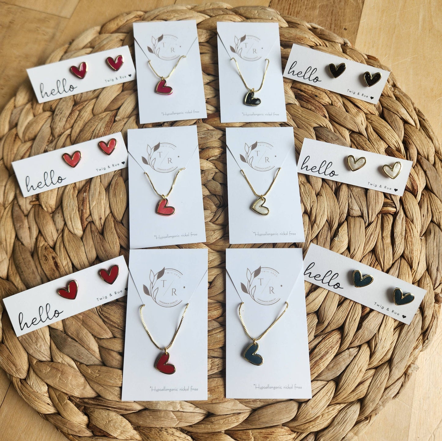 Twig & Rue boutique - Gold heart necklace