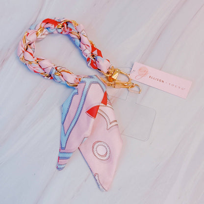 Ellison+Young - Braided Scarf Chain Phone Lanyard